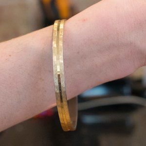 Gold-tone Bangle Bracelet